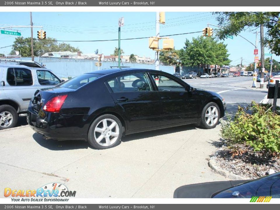 2006 Nissan Maxima 3.5 SE Onyx Black / Black Photo #4