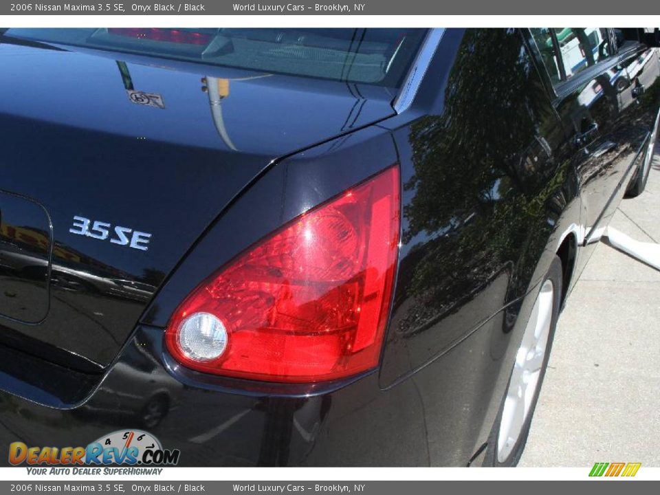 2006 Nissan Maxima 3.5 SE Onyx Black / Black Photo #15