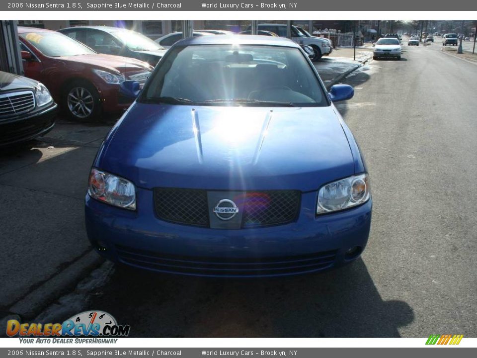 2006 Nissan Sentra 1.8 S Sapphire Blue Metallic / Charcoal Photo #2