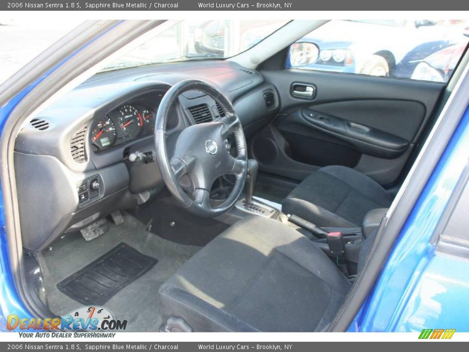 2006 Nissan Sentra 1.8 S Sapphire Blue Metallic / Charcoal Photo #5