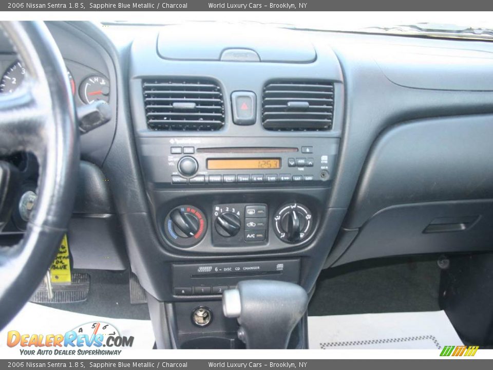 2006 Nissan Sentra 1.8 S Sapphire Blue Metallic / Charcoal Photo #8