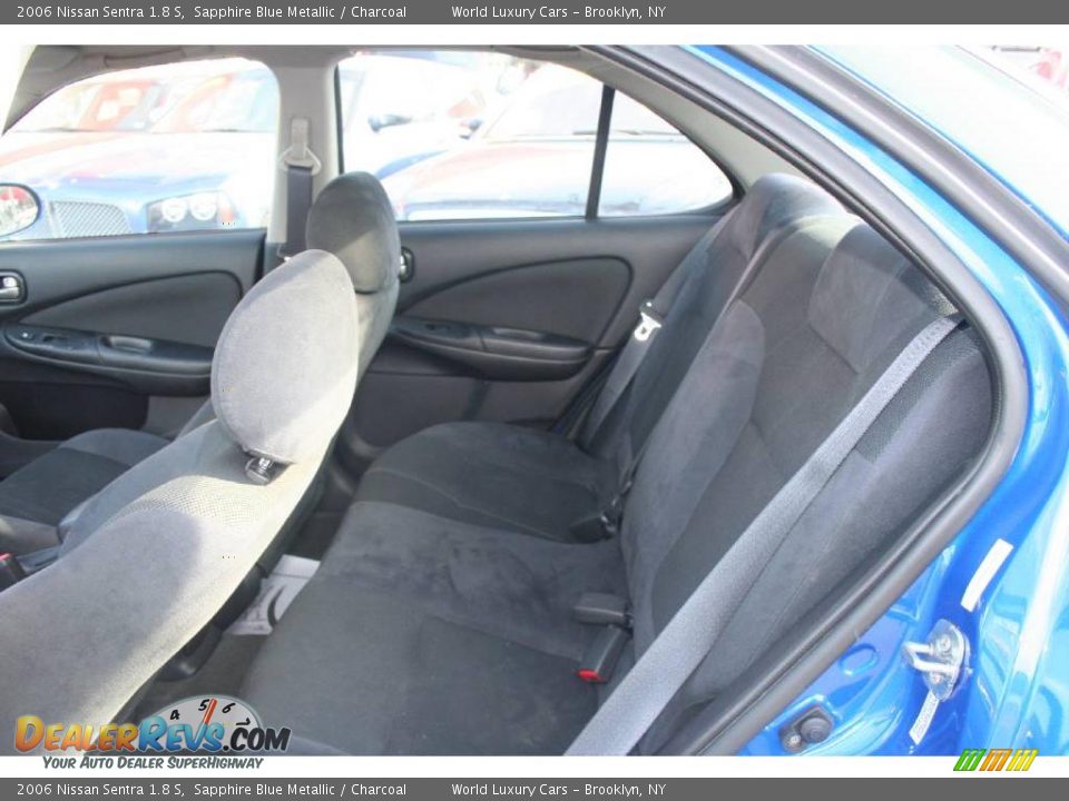2006 Nissan Sentra 1.8 S Sapphire Blue Metallic / Charcoal Photo #9