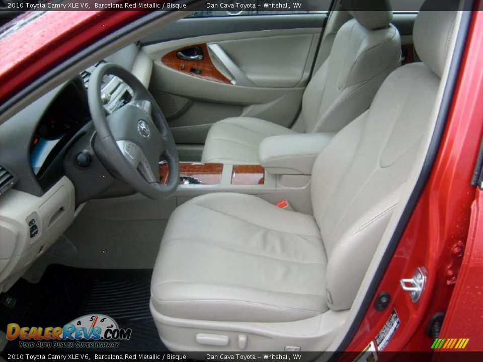 2010 Toyota Camry XLE V6 Barcelona Red Metallic / Bisque Photo #11