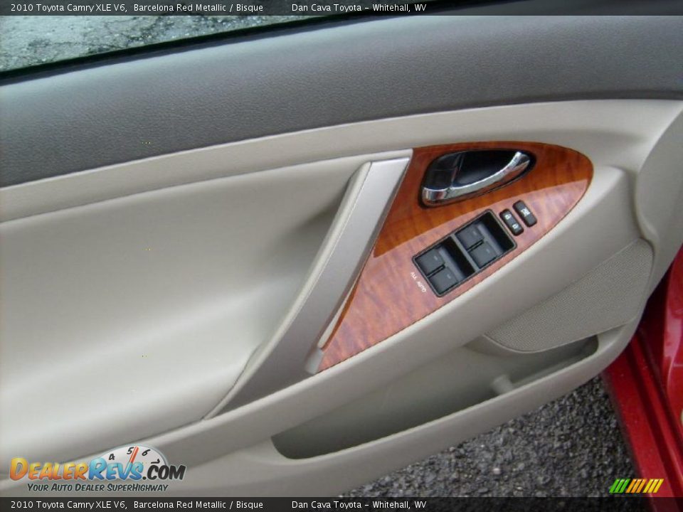 2010 Toyota Camry XLE V6 Barcelona Red Metallic / Bisque Photo #12