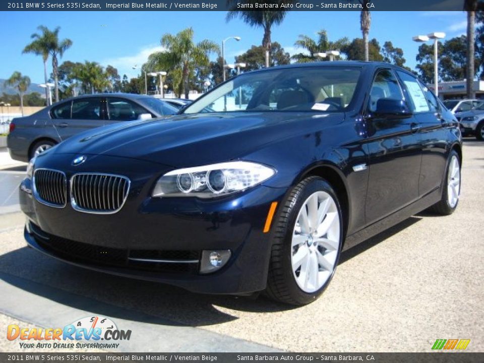 Front 3/4 View of 2011 BMW 5 Series 535i Sedan Photo #1