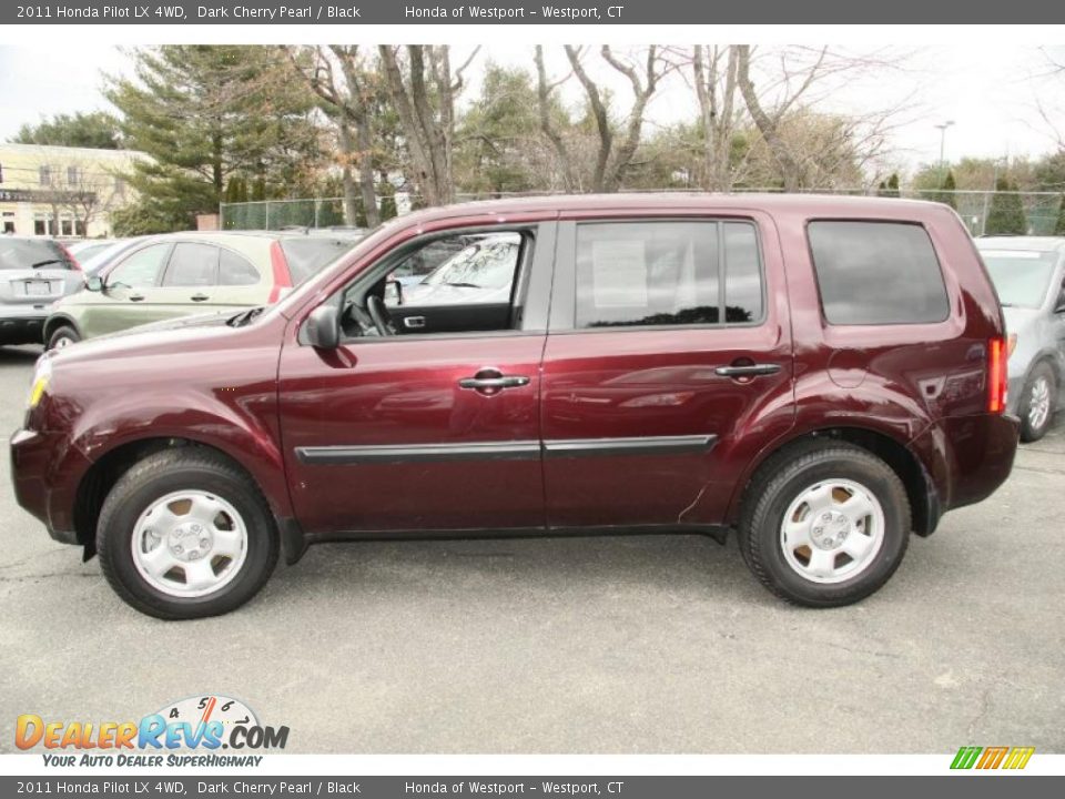 2011 Honda pilot dark cherry pearl #6