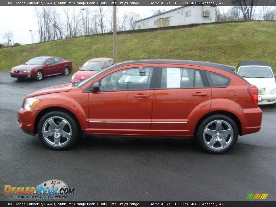 Sunburst Orange Pearl 2008 Dodge Caliber R/T AWD Photo #4