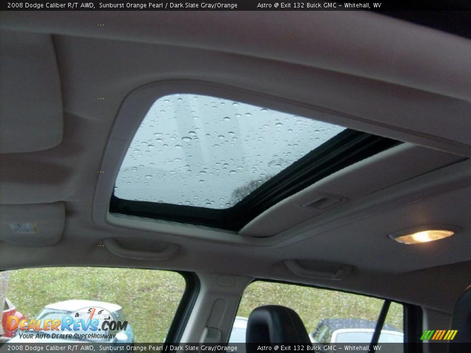 2008 Dodge Caliber R/T AWD Sunburst Orange Pearl / Dark Slate Gray/Orange Photo #12