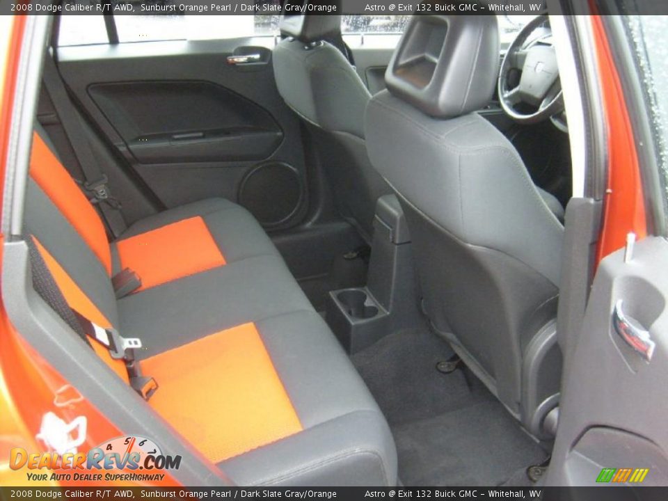 Dark Slate Gray/Orange Interior - 2008 Dodge Caliber R/T AWD Photo #17