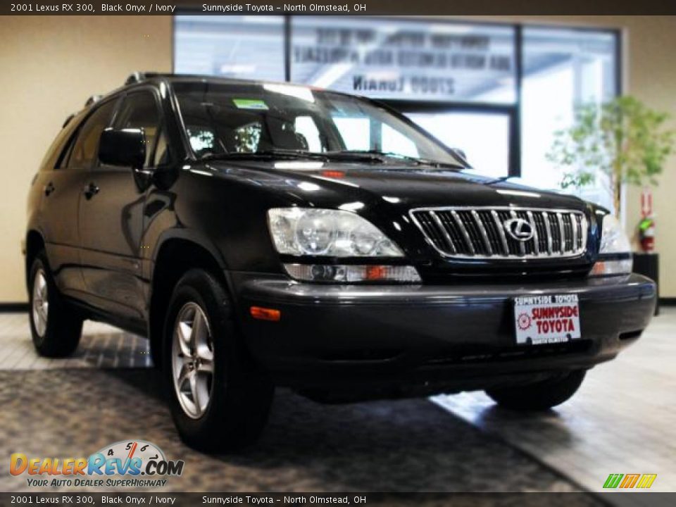 2001 Lexus RX 300 Black Onyx / Ivory Photo #4
