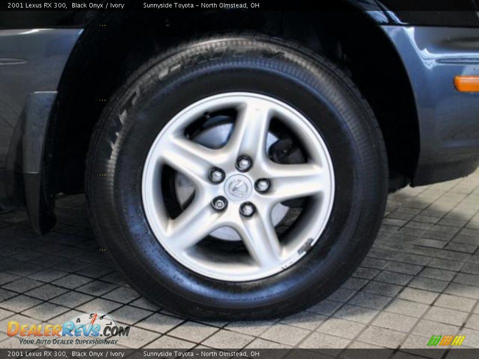 2001 Lexus RX 300 Black Onyx / Ivory Photo #8