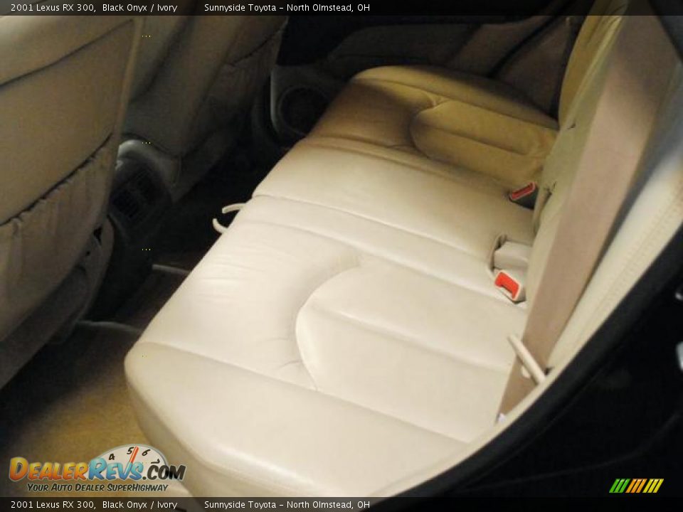 2001 Lexus RX 300 Black Onyx / Ivory Photo #12
