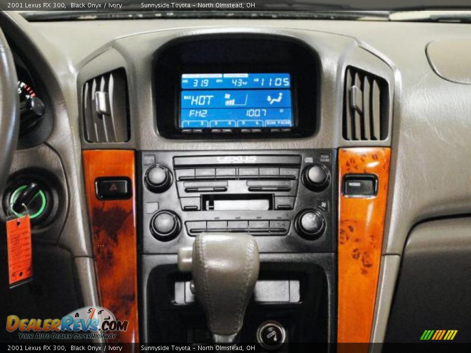 2001 Lexus RX 300 Black Onyx / Ivory Photo #15