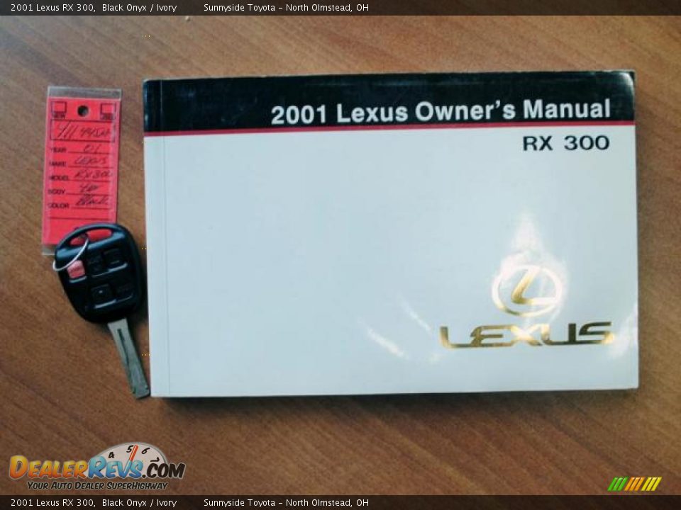 2001 Lexus RX 300 Black Onyx / Ivory Photo #21