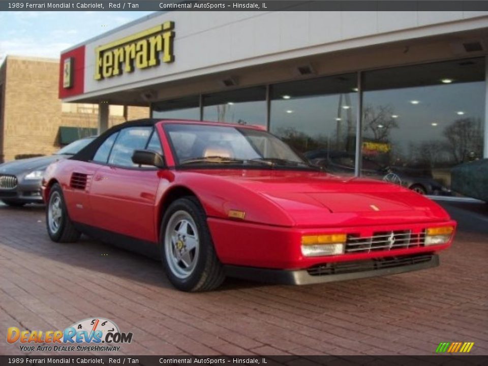 1989 Ferrari Mondial t Cabriolet Red / Tan Photo #1