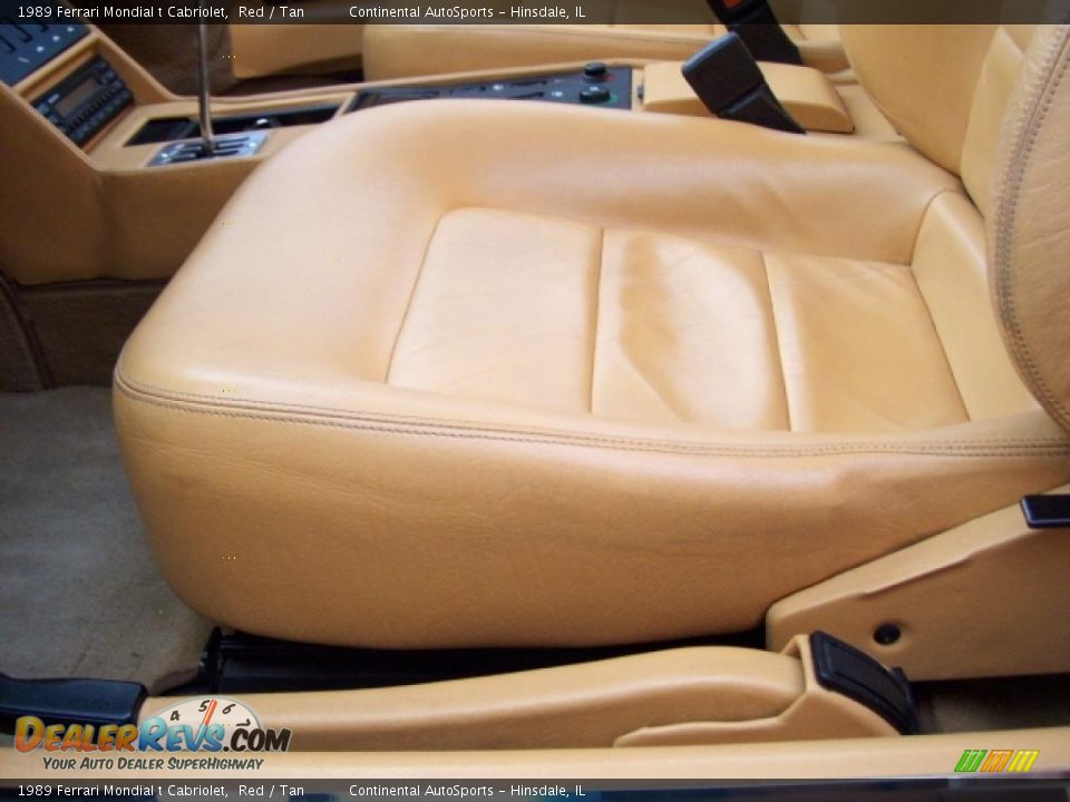 Tan Interior - 1989 Ferrari Mondial t Cabriolet Photo #2