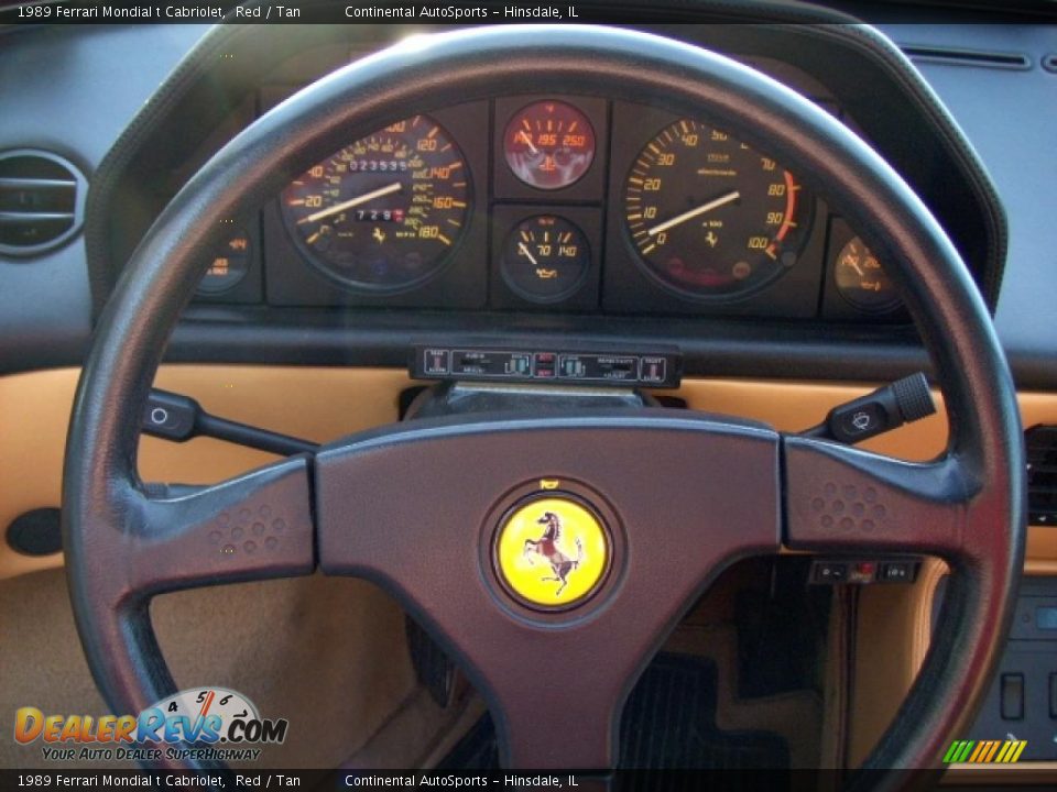 1989 Ferrari Mondial t Cabriolet Steering Wheel Photo #8