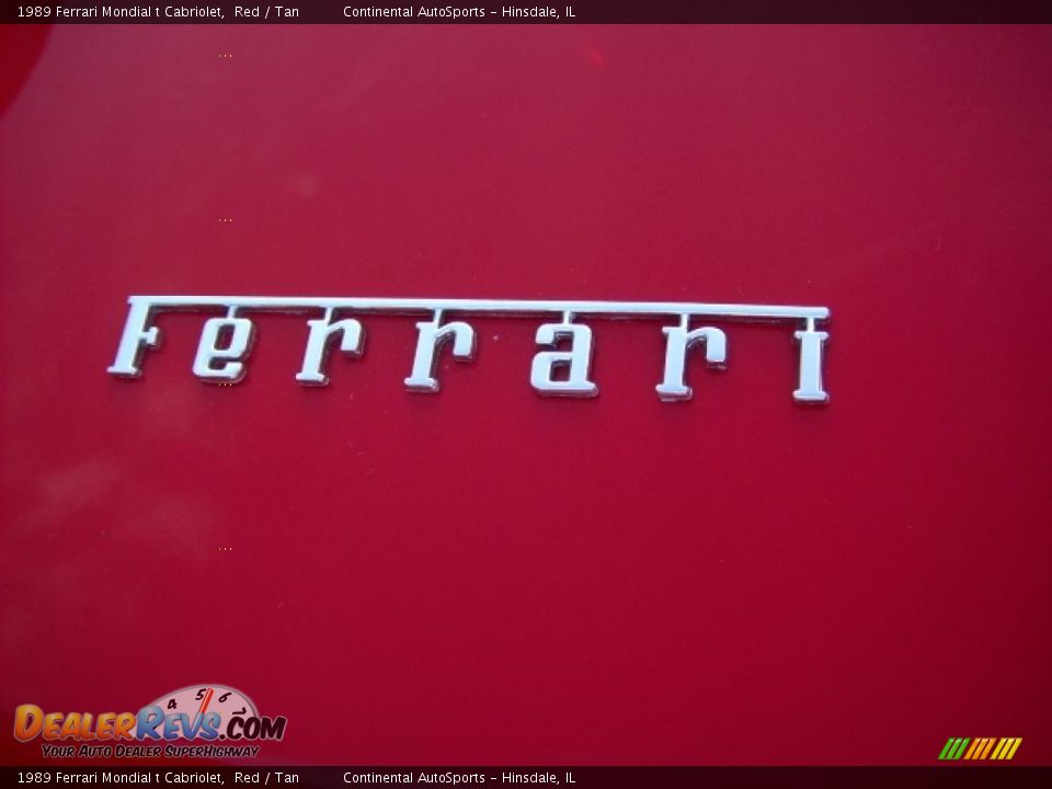 1989 Ferrari Mondial t Cabriolet Logo Photo #13