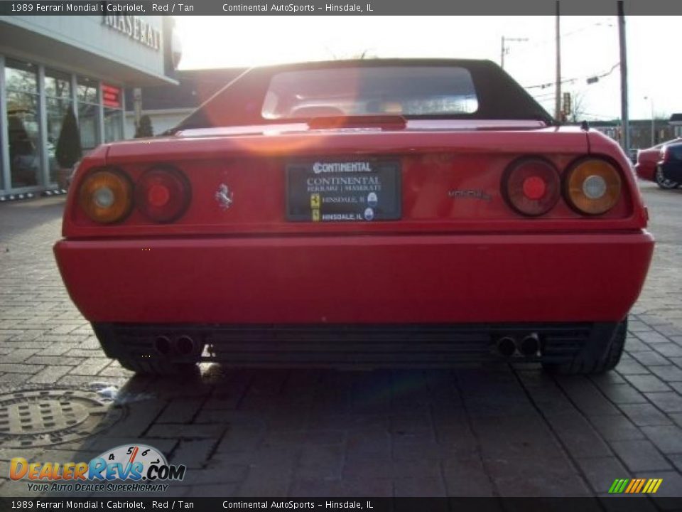 1989 Ferrari Mondial t Cabriolet Red / Tan Photo #16