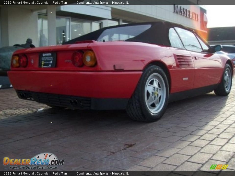 1989 Ferrari Mondial t Cabriolet Red / Tan Photo #17