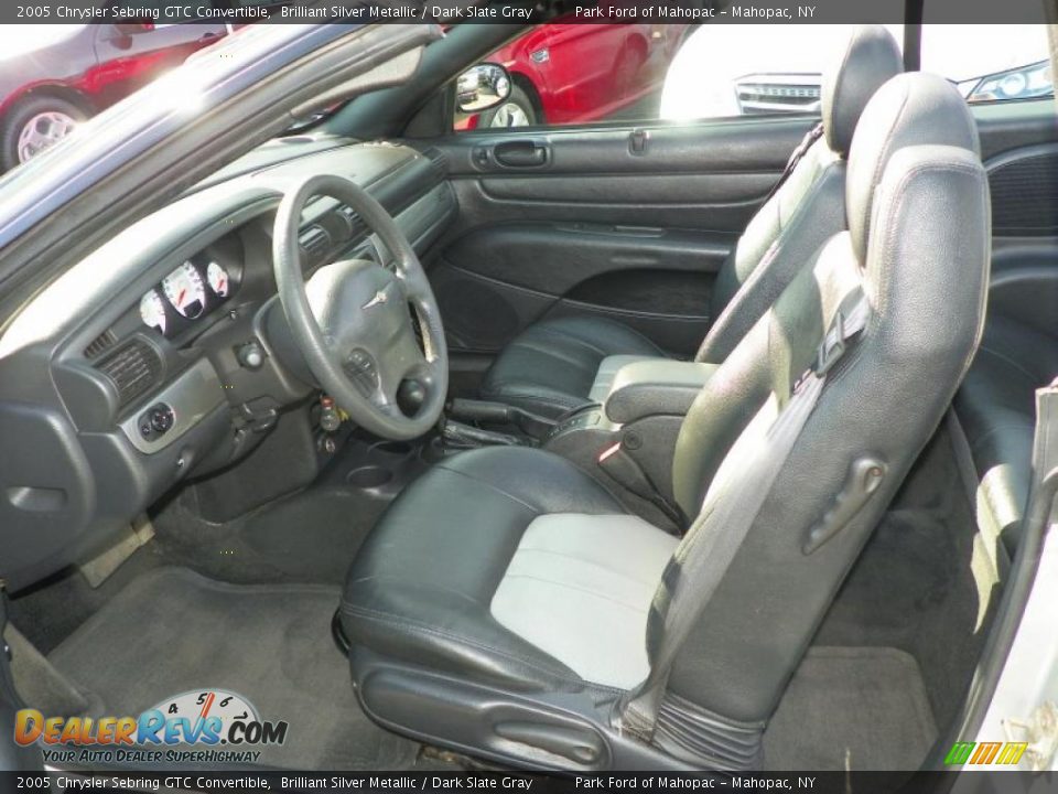 Dark Slate Gray Interior - 2005 Chrysler Sebring GTC Convertible Photo #5