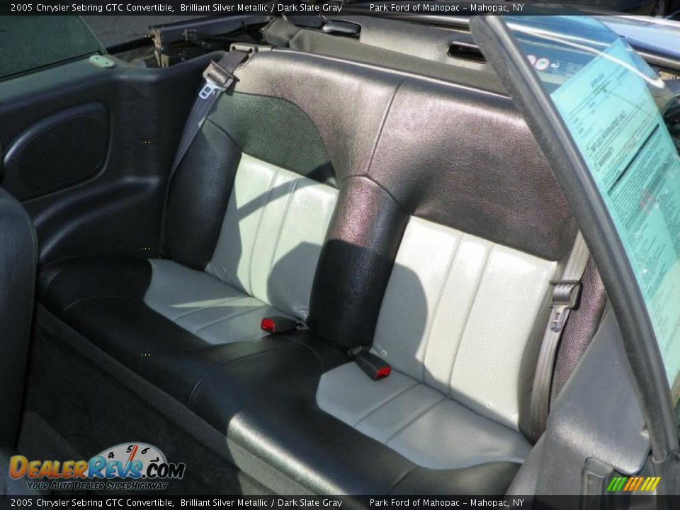 2005 Chrysler Sebring GTC Convertible Brilliant Silver Metallic / Dark Slate Gray Photo #6