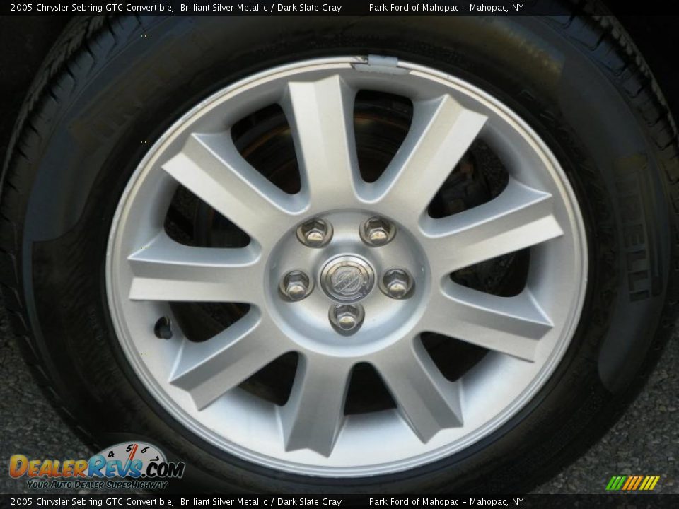 2005 Chrysler Sebring GTC Convertible Wheel Photo #9