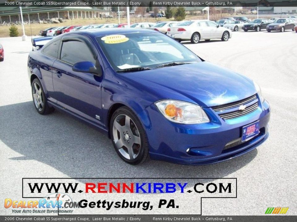 2006 Chevrolet Cobalt SS Supercharged Coupe Laser Blue Metallic / Ebony Photo #1