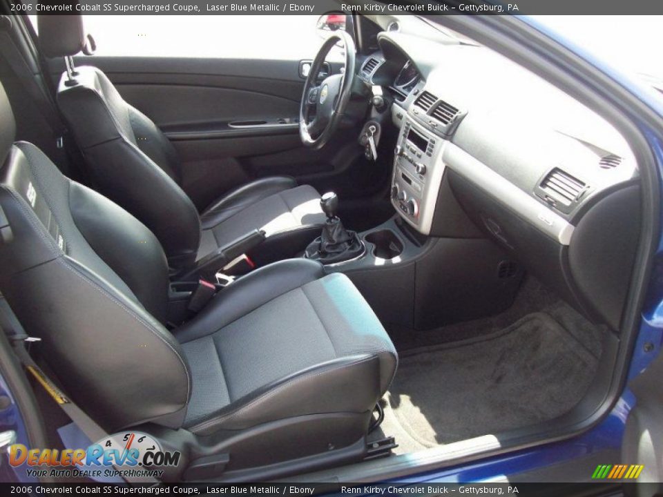 Ebony Interior - 2006 Chevrolet Cobalt SS Supercharged Coupe Photo #5