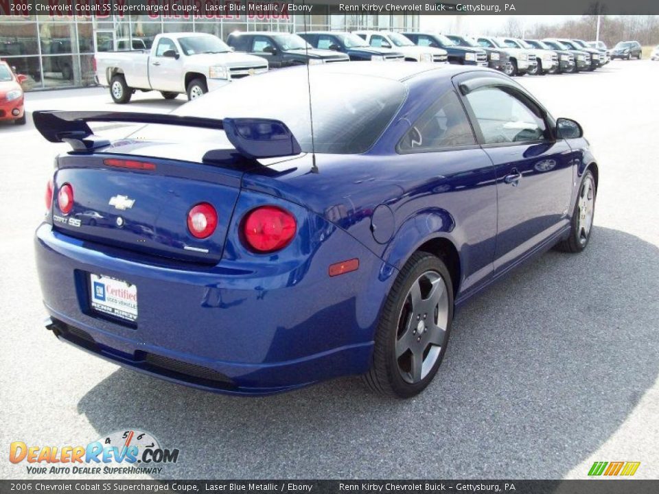 2006 Chevrolet Cobalt SS Supercharged Coupe Laser Blue Metallic / Ebony Photo #12