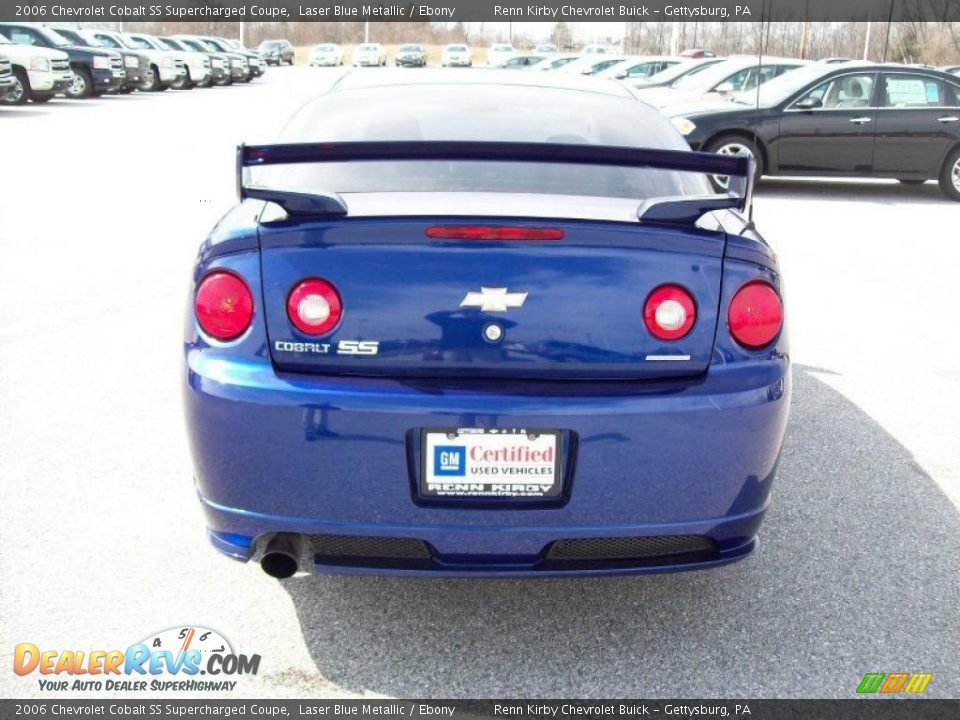 2006 Chevrolet Cobalt SS Supercharged Coupe Laser Blue Metallic / Ebony Photo #14