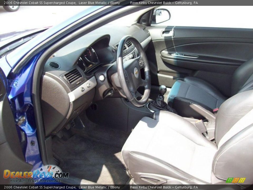 Ebony Interior - 2006 Chevrolet Cobalt SS Supercharged Coupe Photo #20