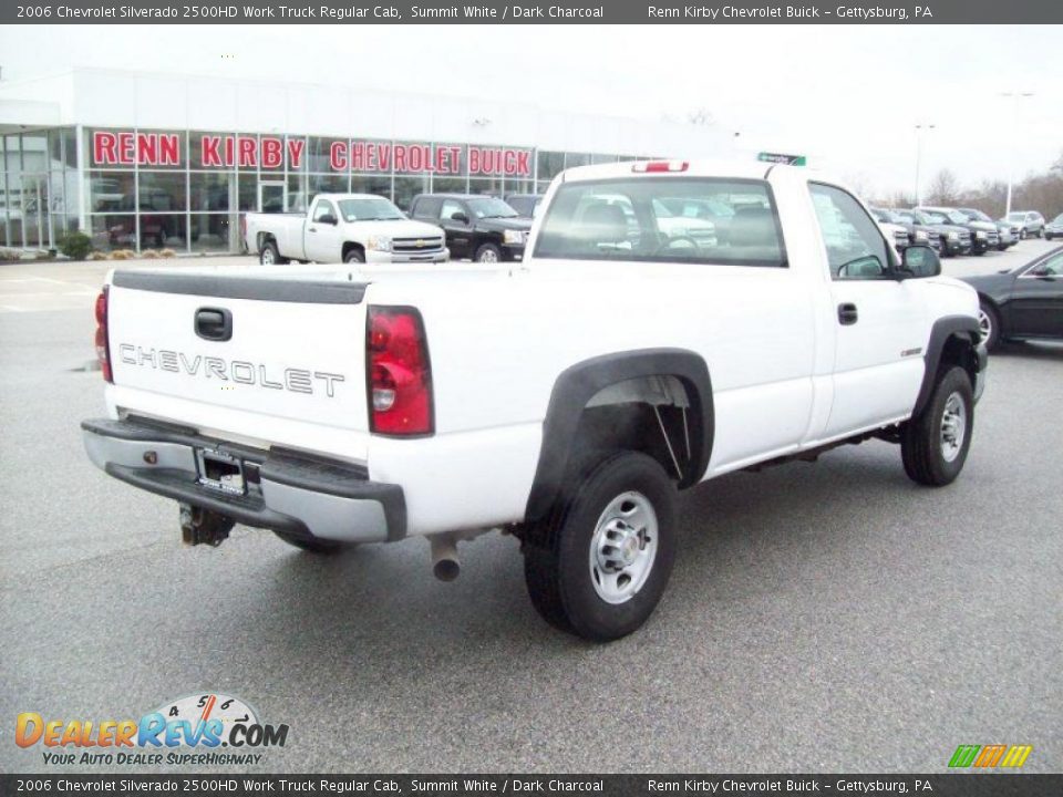 2006 Chevrolet Silverado 2500HD Work Truck Regular Cab Summit White / Dark Charcoal Photo #12