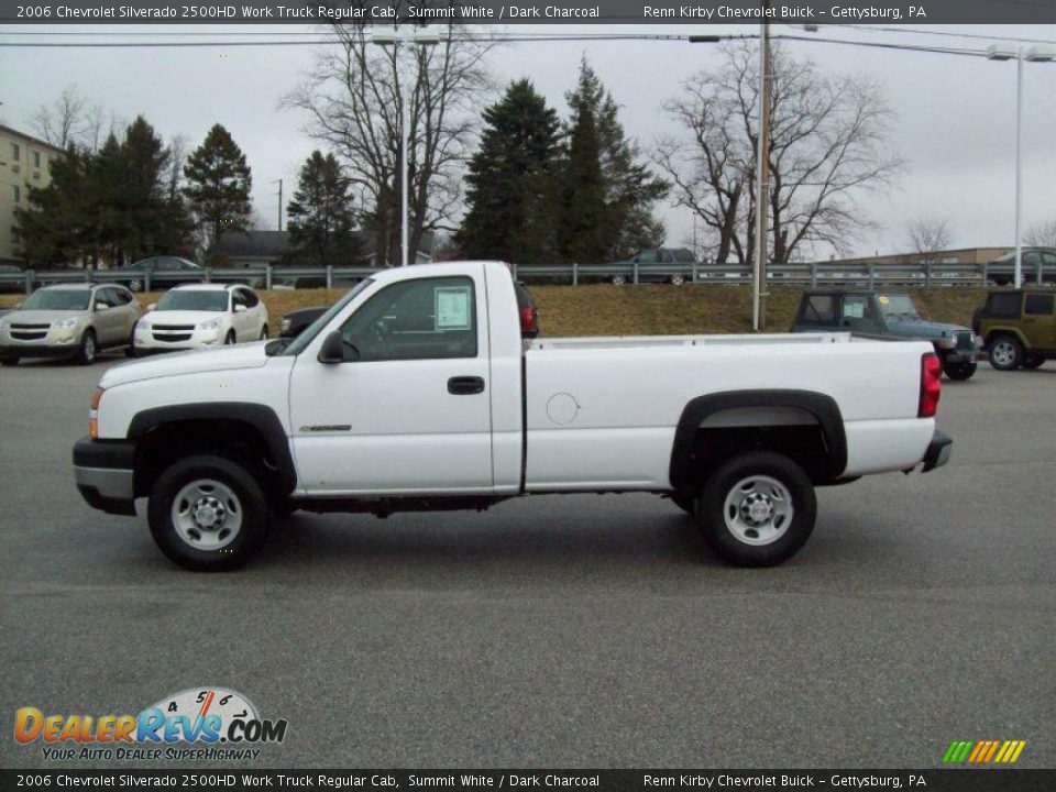 2006 Chevrolet Silverado 2500HD Work Truck Regular Cab Summit White / Dark Charcoal Photo #13