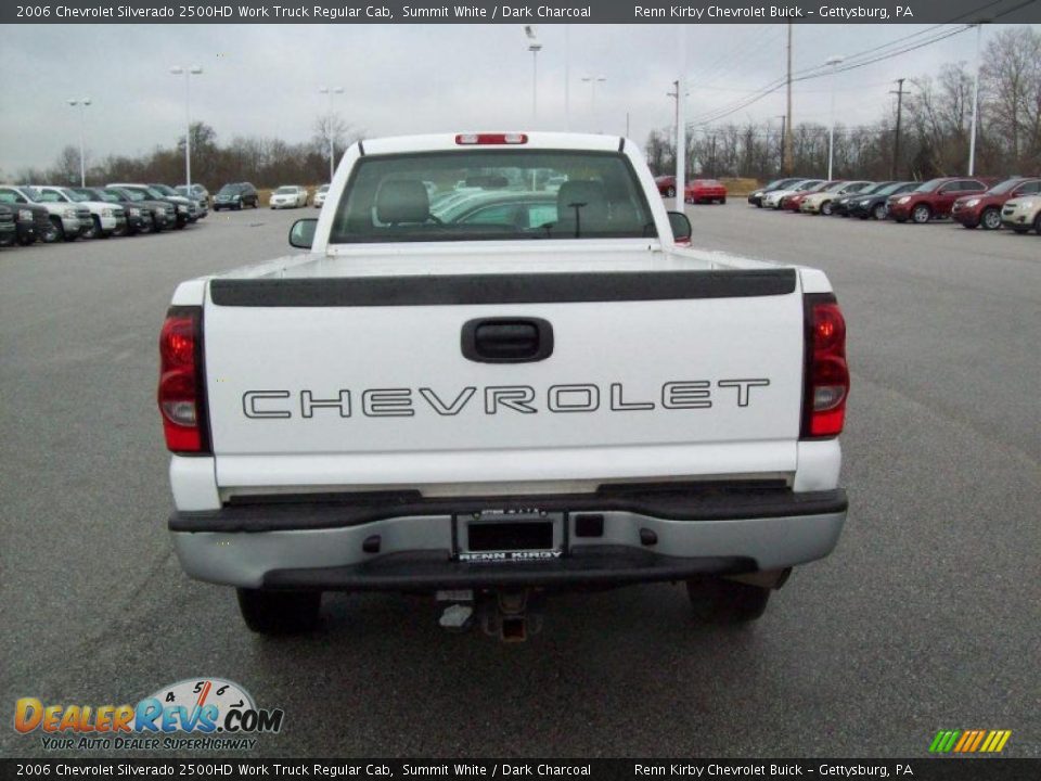 2006 Chevrolet Silverado 2500HD Work Truck Regular Cab Summit White / Dark Charcoal Photo #14