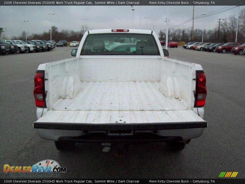 2006 Chevrolet Silverado 2500HD Work Truck Regular Cab Summit White / Dark Charcoal Photo #15