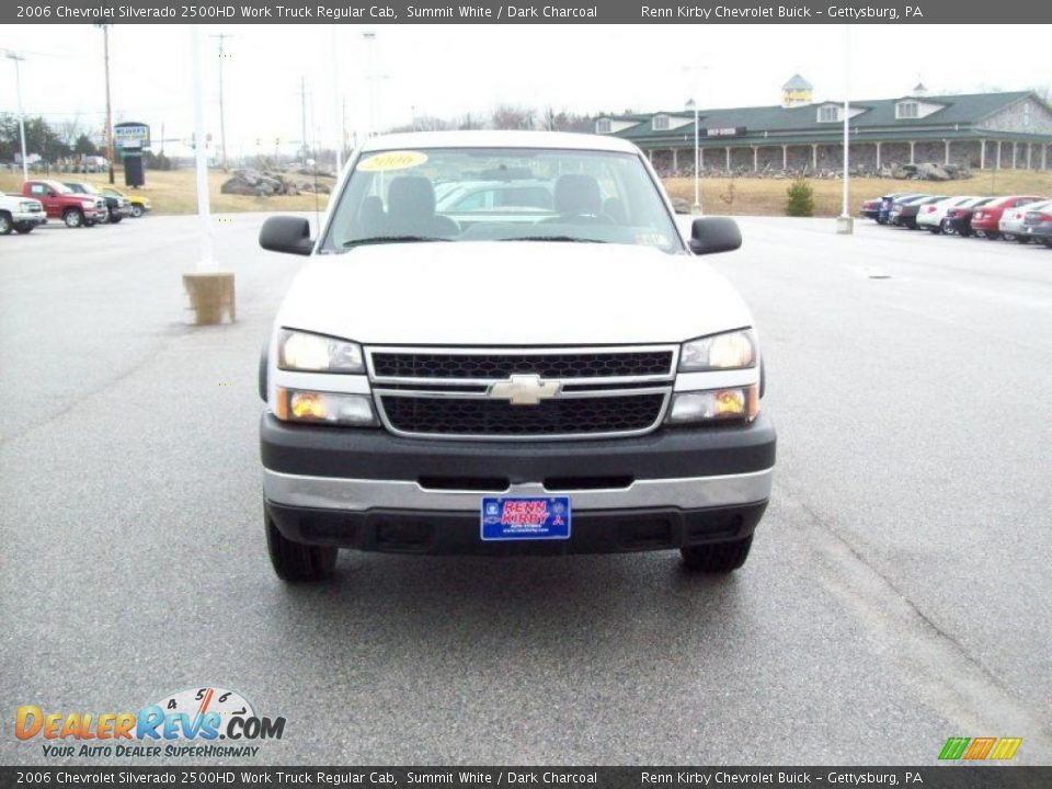 2006 Chevrolet Silverado 2500HD Work Truck Regular Cab Summit White / Dark Charcoal Photo #20