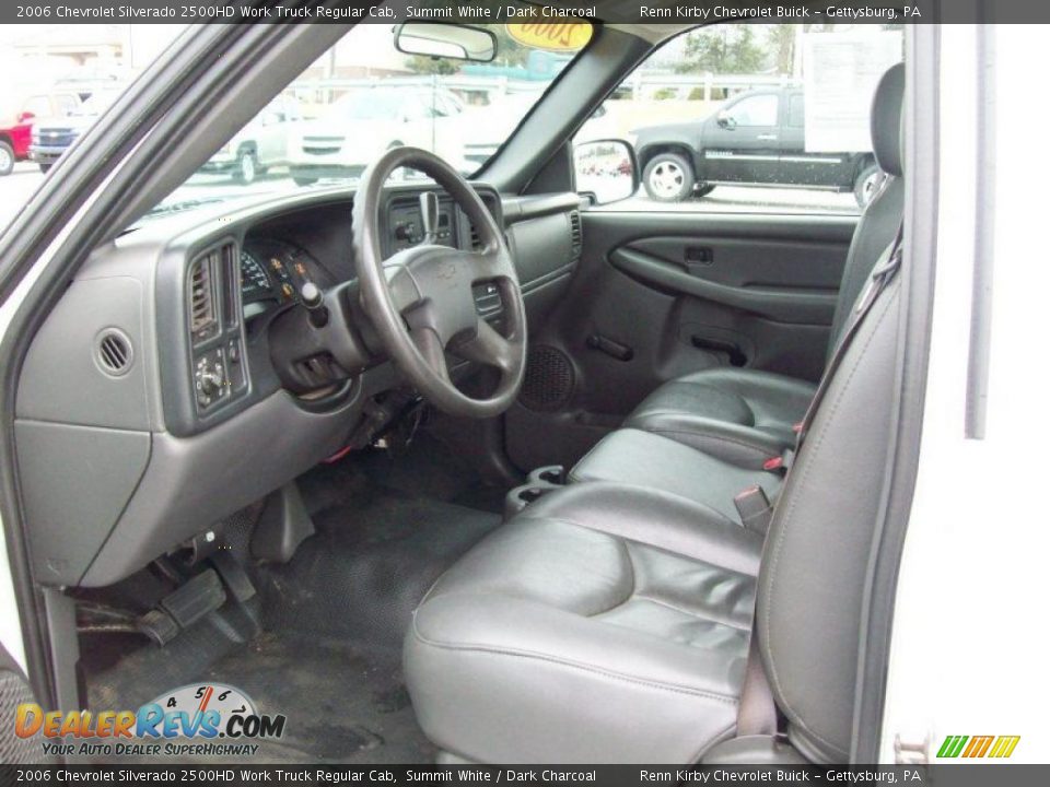 Dark Charcoal Interior - 2006 Chevrolet Silverado 2500HD Work Truck Regular Cab Photo #22