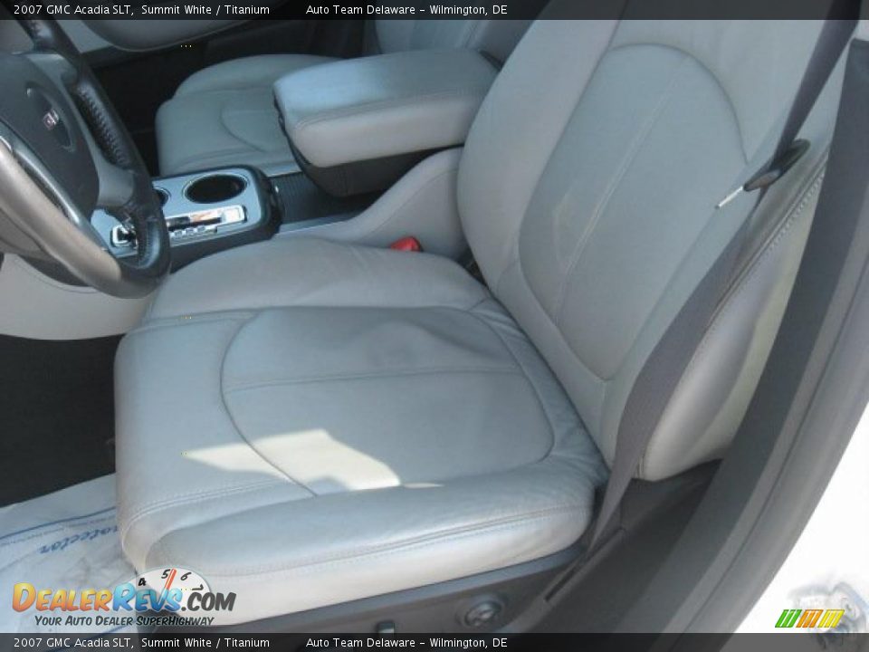 2007 GMC Acadia SLT Summit White / Titanium Photo #14