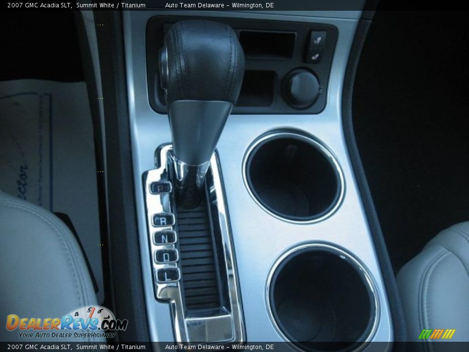 2007 GMC Acadia SLT Summit White / Titanium Photo #18