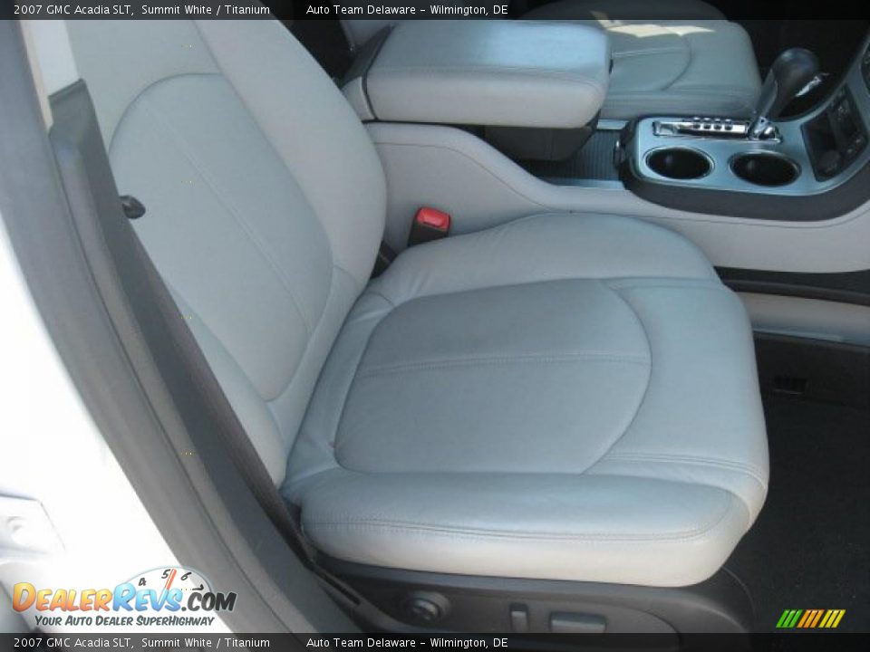 2007 GMC Acadia SLT Summit White / Titanium Photo #19