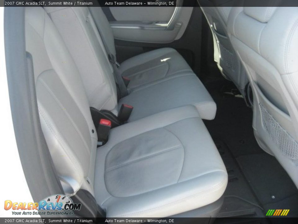 2007 GMC Acadia SLT Summit White / Titanium Photo #20