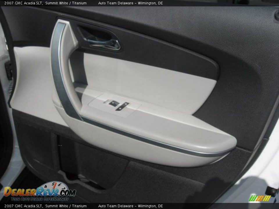 2007 GMC Acadia SLT Summit White / Titanium Photo #24