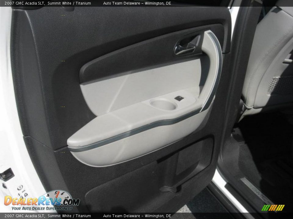 2007 GMC Acadia SLT Summit White / Titanium Photo #26