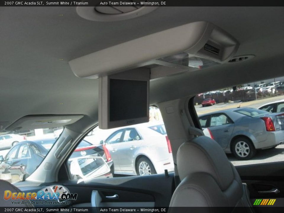 2007 GMC Acadia SLT Summit White / Titanium Photo #28