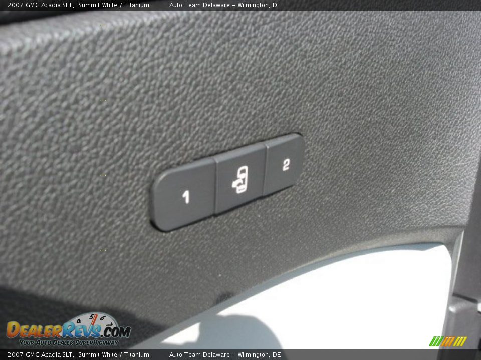 2007 GMC Acadia SLT Summit White / Titanium Photo #29