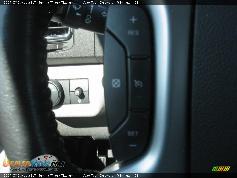 2007 GMC Acadia SLT Summit White / Titanium Photo #30