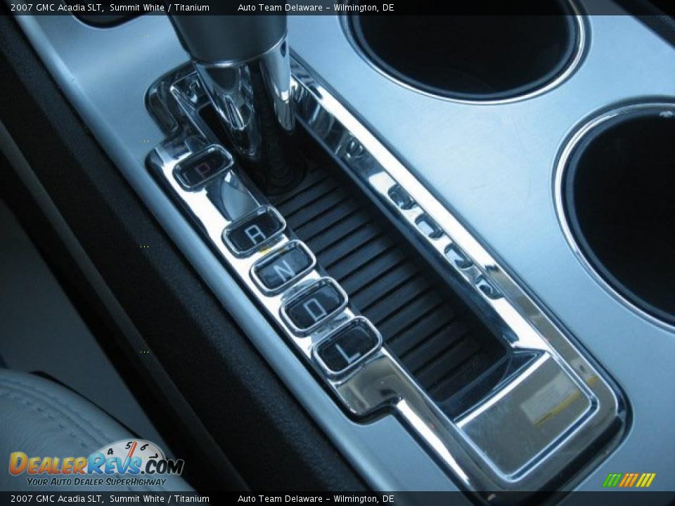 2007 GMC Acadia SLT Summit White / Titanium Photo #33