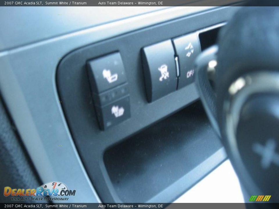 2007 GMC Acadia SLT Summit White / Titanium Photo #34
