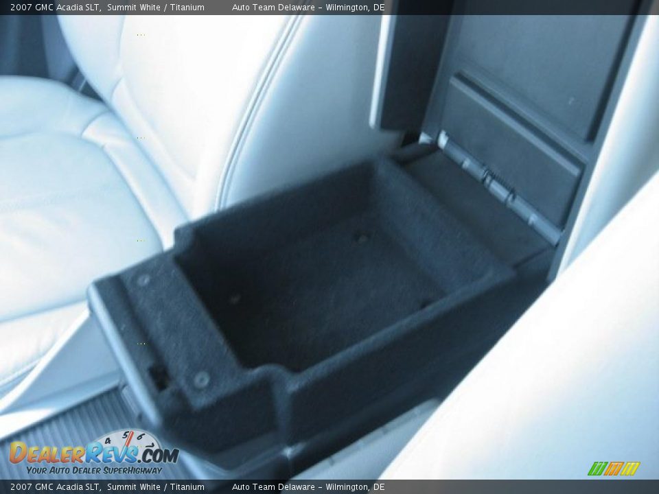2007 GMC Acadia SLT Summit White / Titanium Photo #35